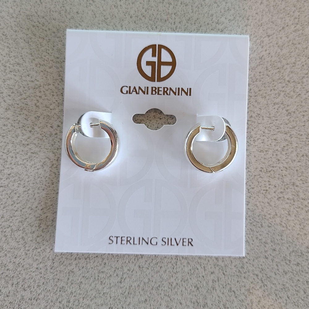 🌺 SOLD 🌺 Giani Bernini Sterling Hinge Hoops